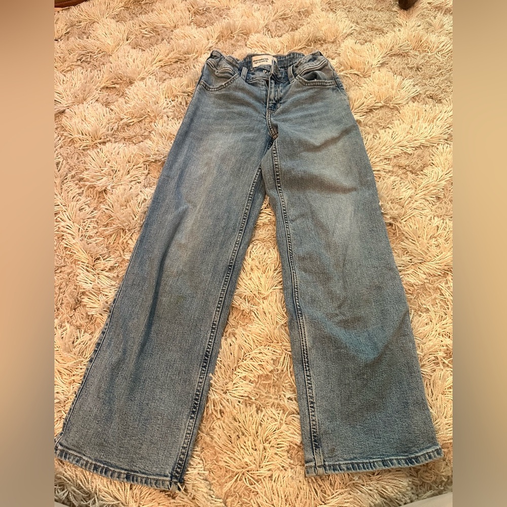 Abercrombie Kids Light Blue Denim Jeans 7/8 Long